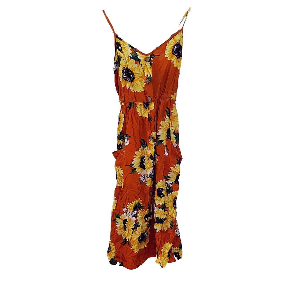 Sunflower orange dress
